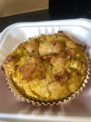 Green Onion & Potato Frittata - GF Delivered. It was good but not my favorite. Too much onion imo. 🤪  at Timeless Coffee - Webster in Oakland