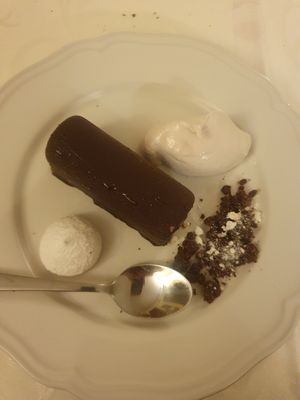 Dessert al cioccolato at Vegan Domus Mea in Vicenza