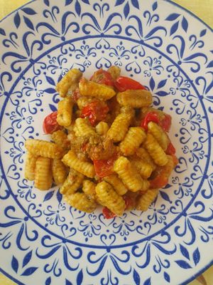 Gnocchetti sardi at Vegan Domus Mea in Vicenza