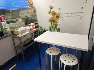 Dining area at Living Wholesome 生活天然健康素食 - Fortune Centre in Central Singapore