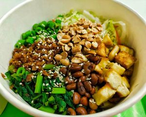 Thunder Tea kosong without rice or bee hoon at Living Wholesome 生活天然健康素食 - Fortune Centre in Central Singapore