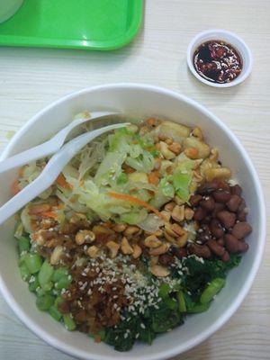 Best fresh tasting leicha ever :D at Living Wholesome 生活天然健康素食 - Fortune Centre in Central Singapore