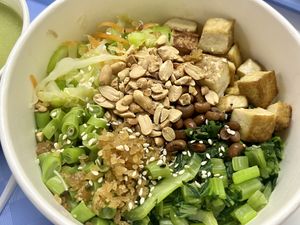 Thunder tea rice   at Living Wholesome 生活天然健康素食 - Fortune Centre in Central Singapore