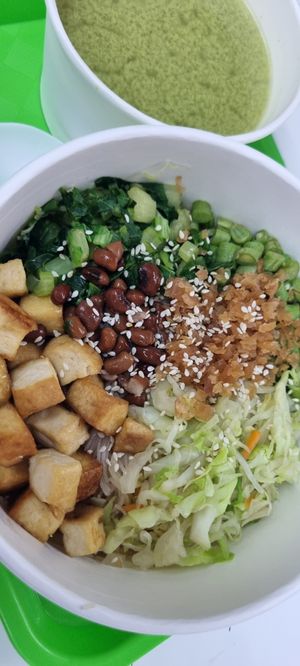 My order without peanuts at Living Wholesome 生活天然健康素食 - Fortune Centre in Central Singapore