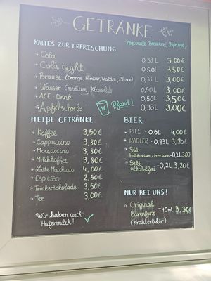 Kaffeegetränke mit Hafermilch at Bistro Bärenblick in Leinefelde-worbis