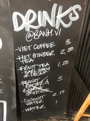 Drinks  at Banh Vi in Manchester