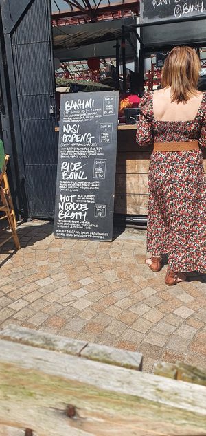 Menu at Banh Vi in Manchester