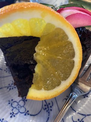 Veganer Schokokuchen  at Hattesgaard in Romo