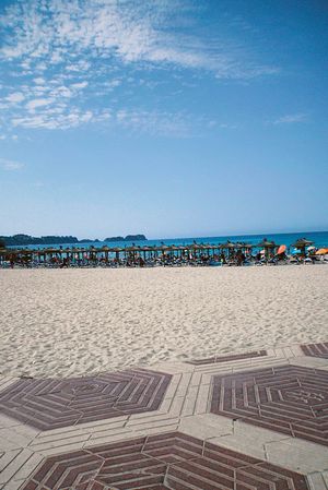 At the beach at La Vida Paguera in Mallorca