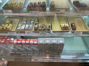 Their variety of small cakes at Lola's Kitchen (at The Bridge) in Zurich