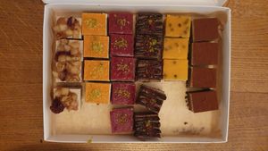 Pieces of cake at Lola's Kitchen (at The Bridge) in Zurich