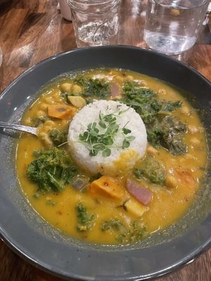 Vegan Hearty Curry Bowl  at Mason Jar Kitchen in Eagan