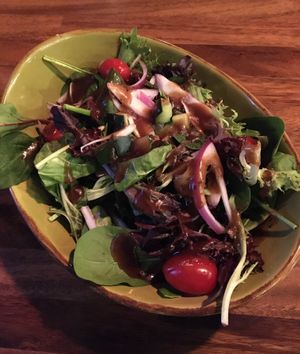 MJK Salad. Big and tasty. at Mason Jar Kitchen in Eagan