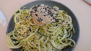 Spiralized courgette at Ic-Centru in Gharb