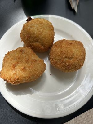 Pumpkin croquettes   at Polka in San Sebastian