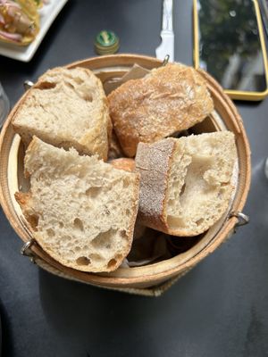 Order of bread   at Polka in San Sebastian