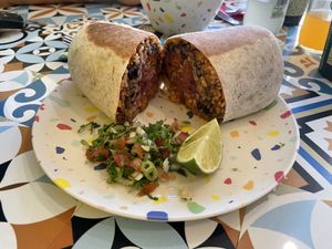 Sweet Potato Burrito  at Mexifun in Southampton