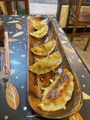 vegan gyozas  at Soul Kitchen Poblacion in Makati