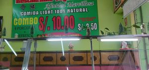 Behind the counter at Afinidad Maravillosa - Jr Carabaya in Lima