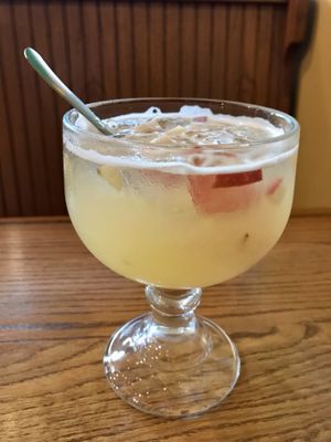 Ensalada drink  at Gloria's Pupuseria in Staunton