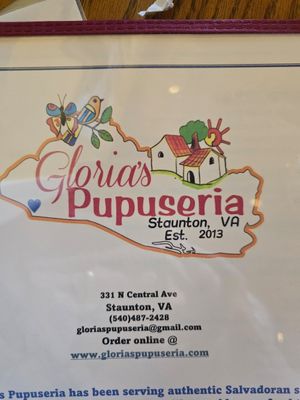  at Gloria's Pupuseria in Staunton