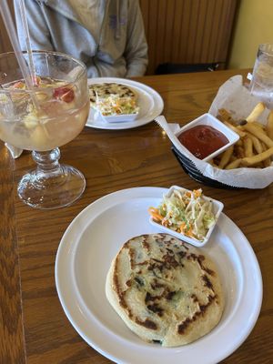   at Gloria's Pupuseria in Staunton