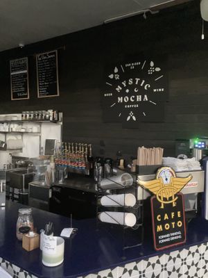 interior at Mystic Mocha in San Diego