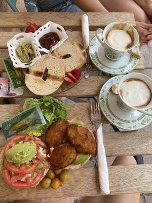 Vegan breakfast  at Mi Querencia in Mallorca