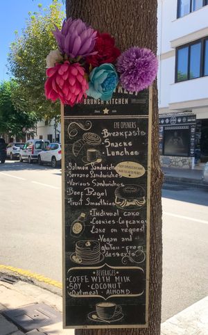 Some of their options  at Mi Querencia in Mallorca