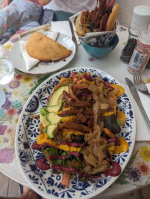 Vegan patacon at Mi Querencia in Mallorca