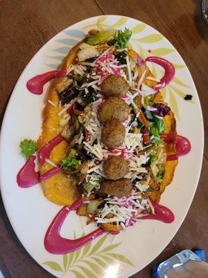 Vegan Patacon at Mi Querencia in Mallorca