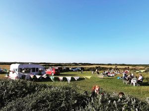 Our little caravan cafe at Ellies Soul Kitchen in Helston