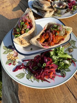 Jackfruit shawarma   at Ellies Soul Kitchen in Helston