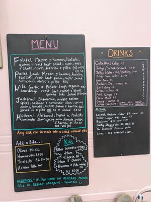 Our current spring menu 2025 at Ellies Soul Kitchen in Helston