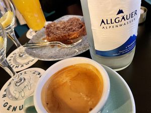 coffee & banana cake at Neopol in Kempten