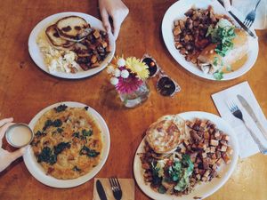 Brunch at Cafe Gertrude in Portland