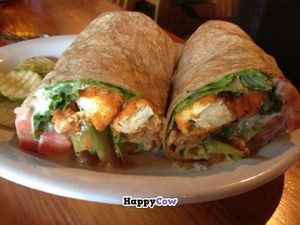 BUFFALO TOFU WRAP at Cafe Gertrude in Portland
