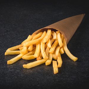 Fries at FunKink Burgers in Bucharest