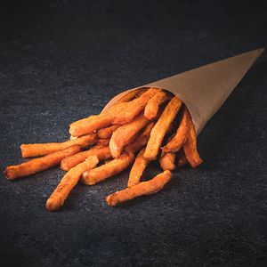 Sweet potato fries at FunKink Burgers in Bucharest