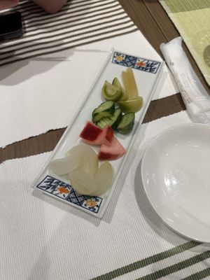 Pickled veggies   at Vegetable Dining Sakai in Odawara