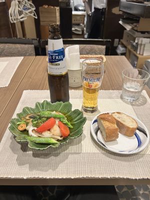 Fresh vegetables with garlic   at Vegetable Dining Sakai in Odawara