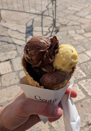  at Gelateria Gentile  in Bari