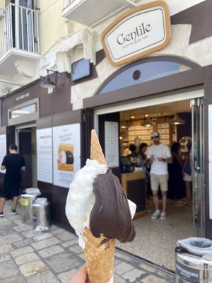   at Gelateria Gentile  in Bari