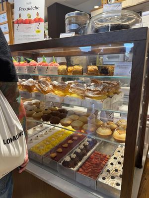 two vegan options: veganotto and biscottone vegano  at Gelateria Gentile  in Bari