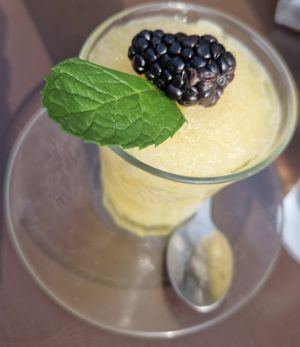 Bergamot granita at Gelateria Gentile  in Bari