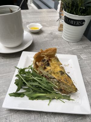  Vegan quiche  at KK's - Maybe closed in Maastricht