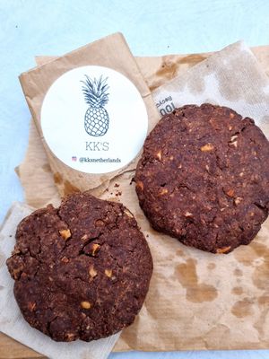 Chocolate cookies - really hard though ... at KK's in Maastricht