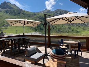 terrasse at Oxygène Café in Tignes