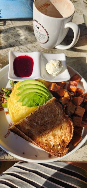 Harvest omelet at Breakfast Republic in West Hollywood