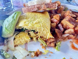   at Breakfast Republic in West Hollywood